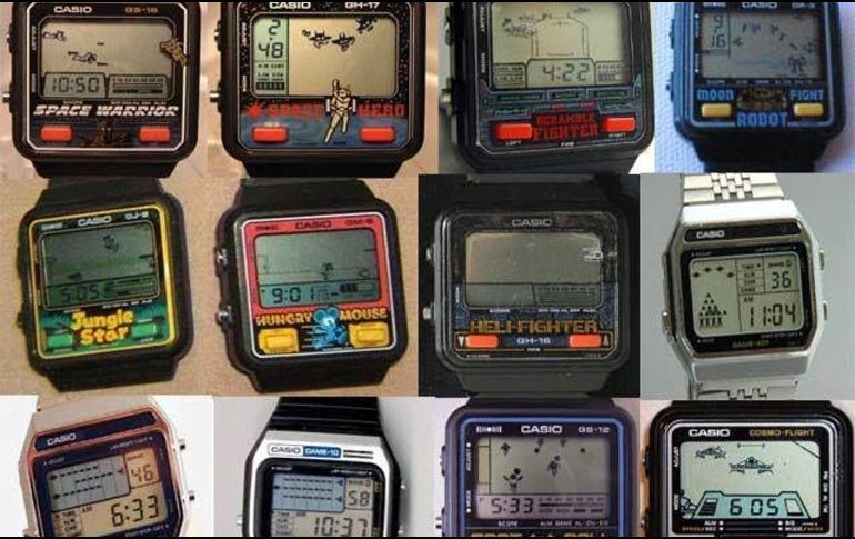 Los muy variados modelos que Casio ha sacado a lo largo de los años. ESPECIAL/Casio