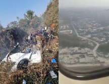 El pasajero realizó una transmisión en vivo con su celular momentos antes de que se registrara el accidente.EFE / ESPECIAL