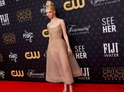 La actriz Anya Taylor-Joy deslumbró en los Critic's Choice Awards con un vestido firmado por Dior. AP/ Jordan Strauss