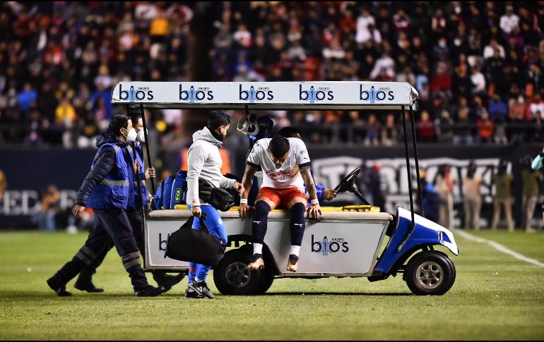 Chivas aún no tiene un tiempo estimado para que Alexis pueda regresar a la actividad del primer equipo. IMAGO7