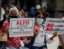 Desde hace varios años los vecinos de la zona han protestado en contra de la construcción de Iconia. EL INFORMADOR/ ARCHIVO
