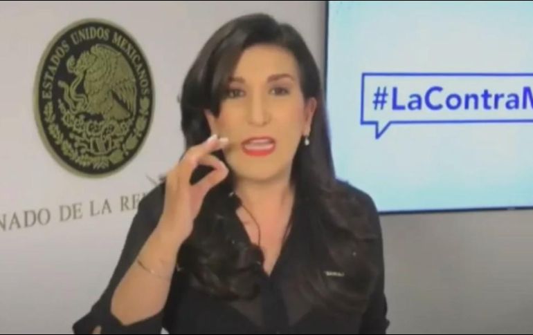 La senadora Kenia López Rabadán, vicecoordinadora del PAN. SUN