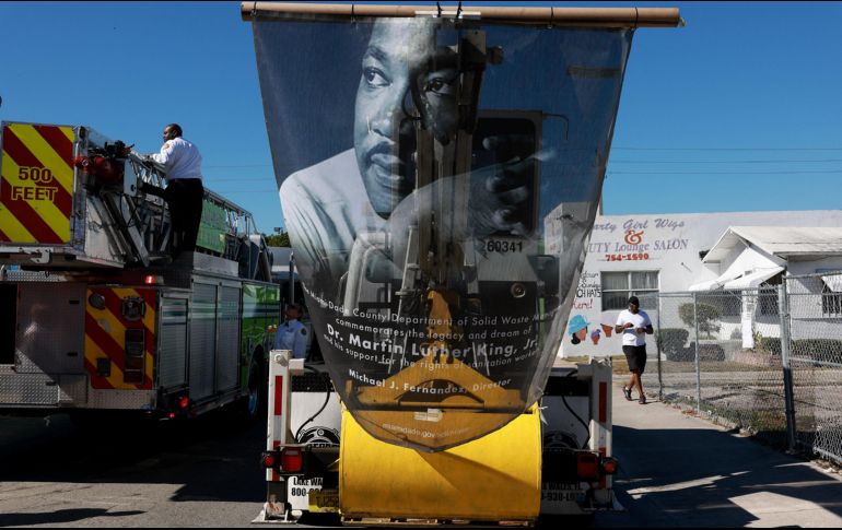 El tiroteo se dio en pleno desfile por día de Martin Luther King. J. Raedle/AFP