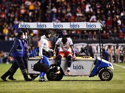 Vega se lesionó sin contacto en los primeros minutos del segundo tiempo del juego del pasado viernes ante San Luis. IMAGO7/T. Hidalgo