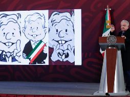 El Presidente López Obrador criticó de nueva cuenta a los medios de comunicación durante la 