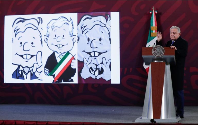 El Presidente López Obrador criticó de nueva cuenta a los medios de comunicación durante la 