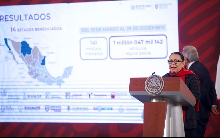 Rosa Icela Rodríguez también expuso que seis estados concentraron casi la mitad de los asesinatos en 2022. SUN/ARCHIVO