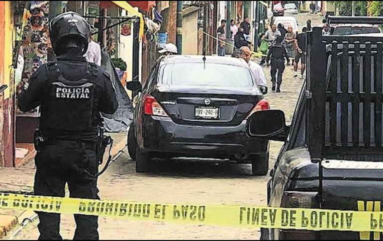 En Tarimoro dejaron los cuerpos desmembrados de tres hombres y una mujer. SUN