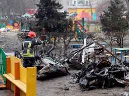 Denys Monastyrskyi es el funcionario ucraniano de mayor rango que fallece desde la invasión rusa que comenzó hace casi 11 meses. EFE/S. Dolzhenko