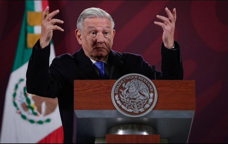 López Obrador reiteró su solicitud de difundir toda la información del juicio a García Luna. SUN/D. Sánchez