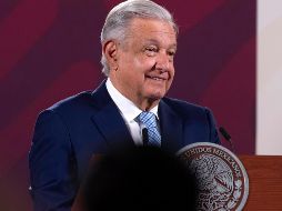 Andrés Manuel López Obrador durante su rueda de prensa matutina de este miércoles en Palacio Nacional. EFE/Presidencia de México