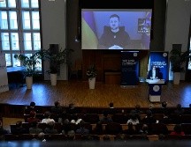 En su aparición, Zelenski dijo que 