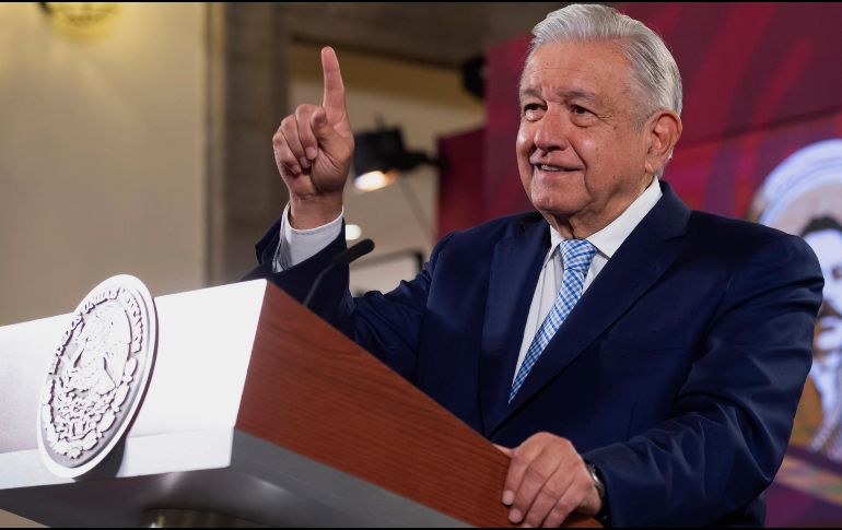 López Obrador aprovechó de nueva cuenta su conferencia matutina para hablar sobre el caso García Luna. EFE/Presidencia de México