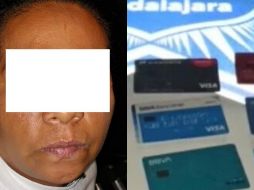 La mujer fue detenida luego de un reporte de que le intercambió con engaños la tarjeta a una cuentahabiente. ESPECIAL