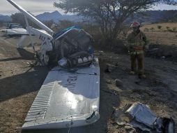 Se desconocen las causas que originaron la caída de la avioneta en Talpa de Allende. ESPECIAL