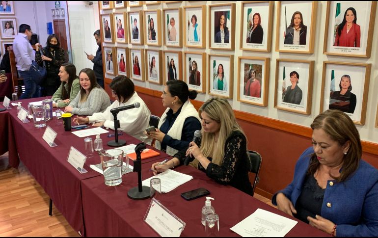 Diputadas acordaron apoyar iniciativas para atender la problemática de la violencia contra mujeres y niñas. ESPECIAL