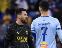 Messi y Cristiano Ronaldo ofrecieron un buen partido de futbol. AFP/Franck Fife