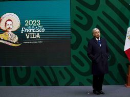 López Obrador ofreció su conferencia matutina en las instalaciones del Antiguo Palacio del Ayuntamiento de la Ciudad de México. SUN/G. Espinoza