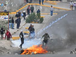 Nuevamente el caos y el desorden imperó en Perú.  AFP/Diego Ramos