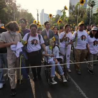 Familiares de Yaretzi asisten a la marcha Movilidad Sin Miedo en la CDMX ¡Piden justicia!