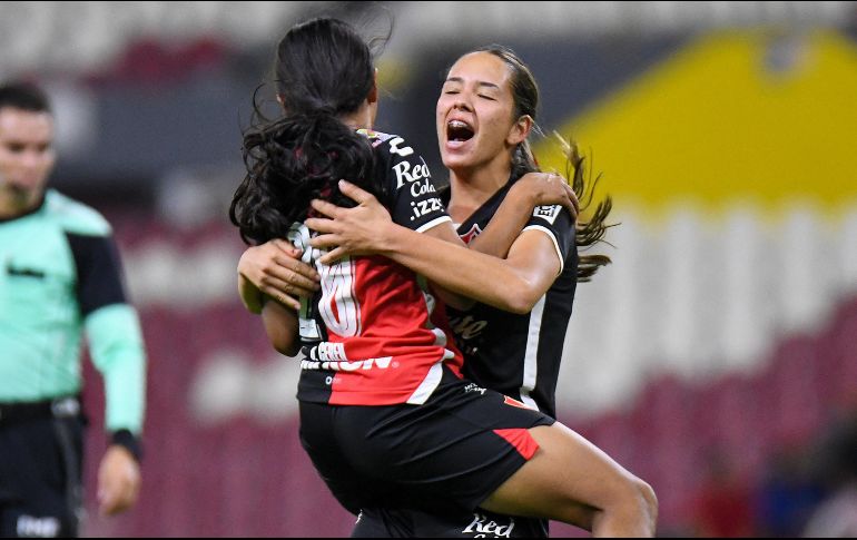 Las rojinegras del Atlas sumaron su segundo triunfo al hilo. IMAGO7/Sandra Bautista