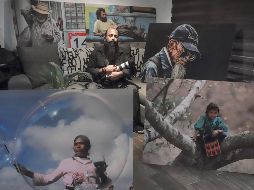 Alfredo García Andrade cursó la Licenciatura en Artes Visuales, en la UdeG. En la imagen posa con algunas de sus fotografías. EL INFORMADOR/C. Zepeda