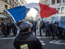 El incidente se produjo en medio de enfrentamientos entre manifestantes y las fuerzas de seguridad. EFE/C. Petit