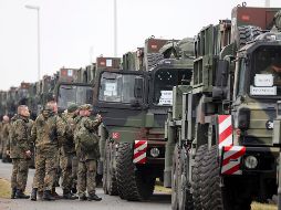 Polonia, Estonia, Letonia y Lituania ejercen fuerte presión sobre Alemania para que autorice el envío de tanques Leopard a Ucrania. AP/B. Wüstneck