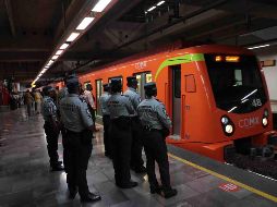 La Guardia Nacional ha vigilado el Metro de la CDMX desde hace algunos días. SUN / ARCHIVO