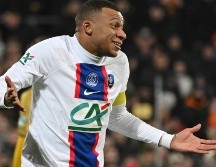 Kylian Mbappé se convirtió en el primer jugador en hacer 5 goles para el PSG. AFP/Francois Lo Presti