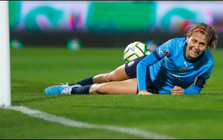 Después de su segunda anotación Alicia Cervantes se fue de la cancha entre lágrimas. IMAGO7/S. Perales