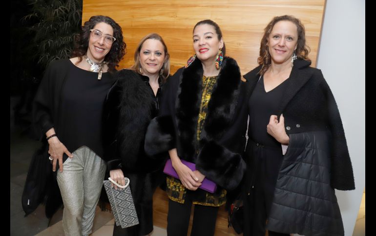 Karen Marrun, María Bringas, Liz Carrillo y Claudia Roa. GENTE BIEN JALISCO/Claudio Jimeno