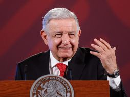En conferencia de prensa matutina, López Obrador criticó la autorización de Alemania de enviar más armamento. EFE/I. Esquivel