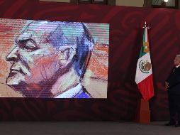 El vocero de Presidencia, Jesús Ramírez Cuevas, hizo un resumen del segundo día del juicio contra García Luna en una corte en Estados Unidos. SUN/C. Mejía