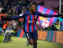 El francés Ousmane Dembélé anotó el único tanto del partido. EFE/Siu Wu