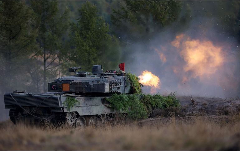 Canadá enviará expertos para entrenar a los soldados ucranianos en la operación de los tanques. AFP/R. Hartmann