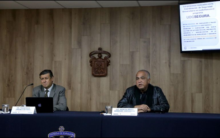 La Universidad de Guadalajara presentó esta mañana el balance del Programa Sendero Seguro. ESPECIAL/UdeG