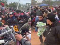 Dicha emoción y expectativa se desbordó en las inmediaciones del inmueble, y los cientos de aficionados que acudieron por sus boletos terminaron provocando una 