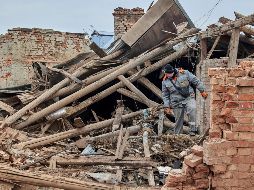 Los bombardeos y los ataques de artillería pesada causaron el 95 % de los ataques con víctimas mortales. EFE/S. Kozlov