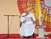 El Papa Francisco afirmó que la historia del Congo se ha visto torpedeada por conflictos, pero también por el dominio de intereses extranjeros. AFP/T. Fabi