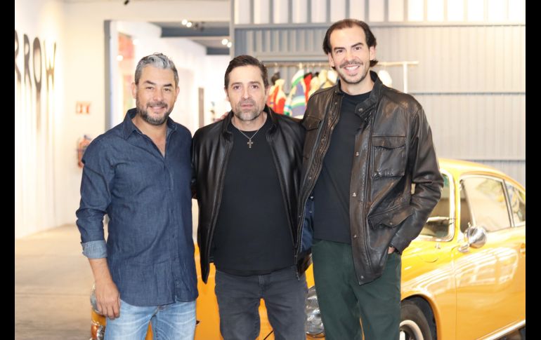 Antonio Soto, Juan Carlos Sánchez y Bernardo Peña. GENTE BIEN JALISCO/Christian Pérez