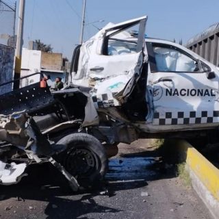 Choca patrulla de GN contra tren: 2 muertos y 4 lesionados, en Guanajuato