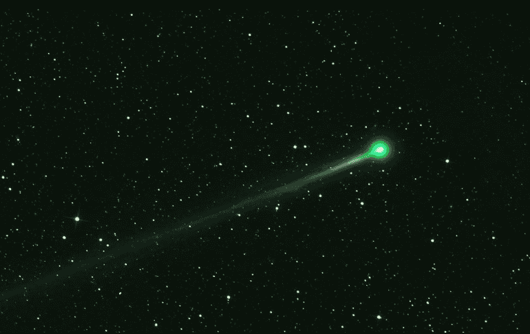 Podrás seguir desde el celular el trayecto del brillante cometa verde. ESPECIAL