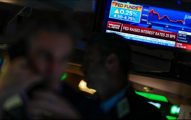 Entre los 30 valores del Dow Jones, las empresas con más ganancias eran Microsoft y Apple. AP/S. Wenig