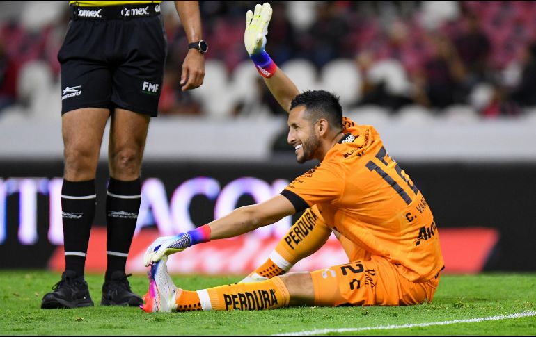 Camilo Vargas se quejó, en al menos tres ocasiones, de dolencias musculares durante el partido ante Toluca. IMAGO7/Archivo