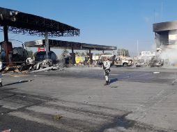 Al momento se contabilizan también 10 lesionados y 10 autos destruidos, además de múltiples daños. ESPECIAL / Guardia Nacional