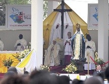 El mensaje dominical de Francisco aspiraba a reavivar la esperanza entre los más jóvenes de Sudán del Sur. EFE/C. Fusco