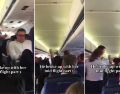 El exnovio se mantuvo tranquilo, sentado en el asiento que se le había asignado en el avión, mientras la mujer siguió con su ataque. ESPECIAL