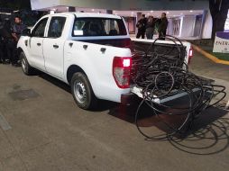 Los sospechosos, identificados como Felipe “N”, de 36 años, y Jesús Antonio “N”, de 32, fueron llevados ante el Ministerio Público. ESPECIAL/Policía de Guadalajara