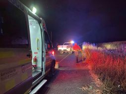 Acudieron al servicio Bomberos Voluntarios B.R.A.C. de Tala, así como peritos forenses. ESPECIAL